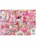 Puzzle Cobble Hill - Pink, 1000 piese (Cobble-Hill-80145)