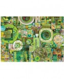 Puzzle Cobble Hill - Green, 1000 piese (Cobble-Hill-80149)