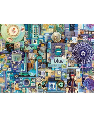 Puzzle Cobble Hill - Blue, 1000 piese (Cobble-Hill-80150)