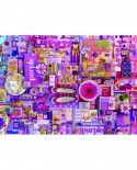 Puzzle Cobble Hill - Purple, 1000 piese (Cobble-Hill-80151)