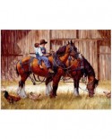 Puzzle Cobble Hill - Back to the Barn, 1000 piese (Cobble-Hill-80155)