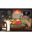Puzzle Cobble Hill - Cats Playing Hippos, 1000 piese (Cobble-Hill-80205)