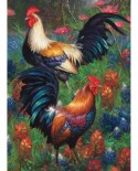 Puzzle Cobble Hill - Roosters, 1000 piese (Cobble-Hill-80217)