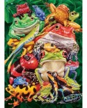 Puzzle Cobble Hill - Frog Business, 1000 piese (Cobble-Hill-80218)