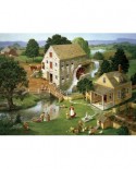 Puzzle Cobble Hill - Four Star Mill, 500 piese XXL (Cobble-Hill-85024)