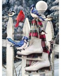 Puzzle Cobble Hill - Birds with Skates, 500 piese XXL (Cobble-Hill-85026)