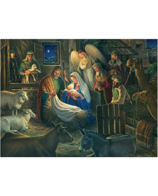Puzzle Cobble Hill - Away in a Manger, 500 piese XXL (Cobble-Hill-85040)
