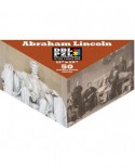 Puzzle Pigmen & Hue - Abraham Lincoln, 50 piese fata/verso (Pigment-and-Hue-DBLLINC-00803)