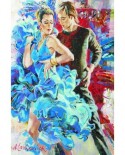 Puzzle Gold Puzzle - Dance in the Blue Tones, 2000 piese (Gold-Puzzle-61024)