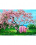 Puzzle Gold Puzzle - Spring in Plum Garden, 500 piese (Gold-Puzzle-61499)