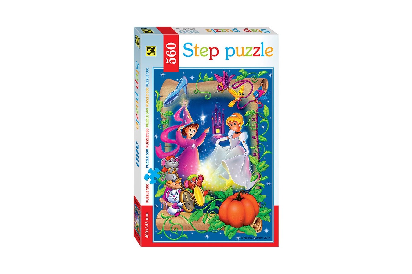 Puzzle Step - Cinderella, 560 piese (78099)