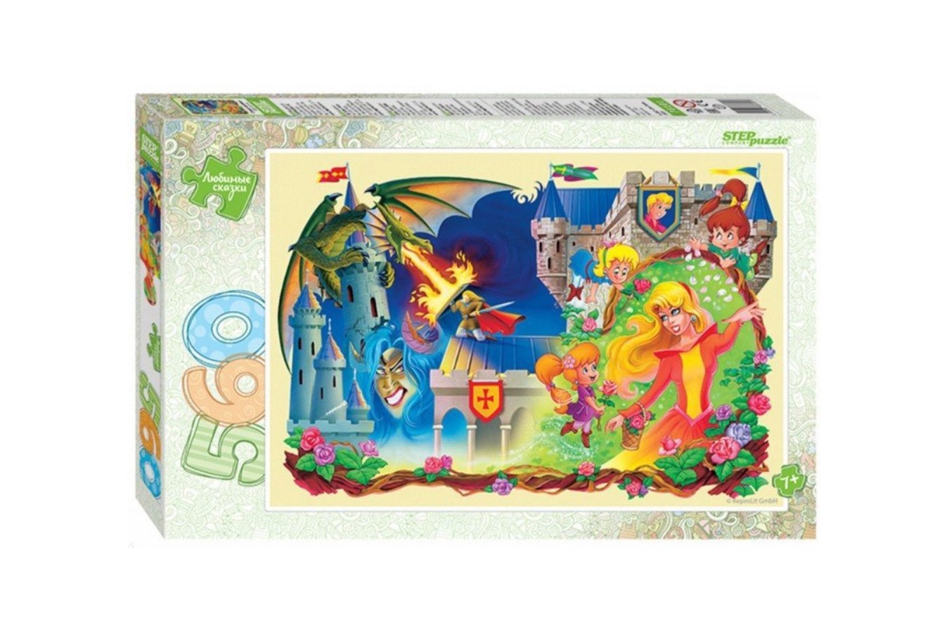 Puzzle Step - The Sleeping Beauty, 560 piese (78101)