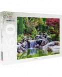 Puzzle Step - Waterfall At Japanese Garden, Bonn, Germany, 560 piese (78103)