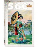 Puzzle Step - Japanese Woman, 560 piese (78109)