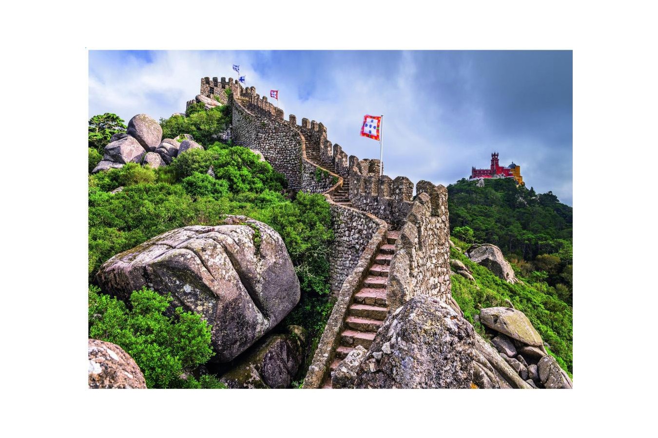 Puzzle Step - Castelo dos Mouros, Sintra, Portugal, 4000 piese (85409)