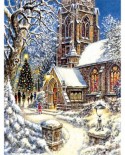 Puzzle SunsOut - Church in the Snow, 300 piese (Sunsout-44121)