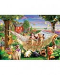 Puzzle SunsOut - Kittens Puppies and Butterflies, 500 piese (Sunsout-51830)