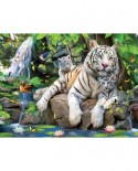 Puzzle SunsOut - White Tigers of Bengal, 300 piese (Sunsout-54944)