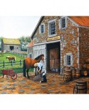 Puzzle SunsOut - Coppery and Stables, 300 piese (Sunsout-60340)