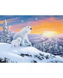 Puzzle SunsOut - The Snow Bears, 300 piese (Sunsout-70266)