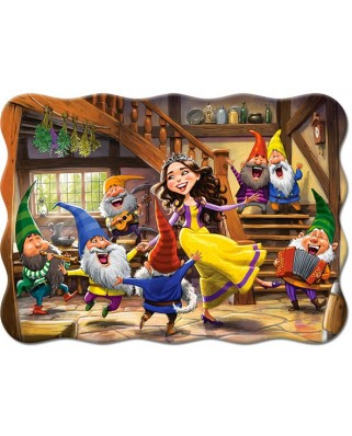 Puzzle Castorland - Snow White and the Seven Dwarfs, 30 piese (03754)