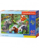 Puzzle Castorland - Jungle Animals, 40 piese (040315)