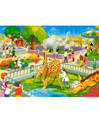 Puzzle Castorland - Zoo, 60 piese (066155)
