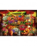 Puzzle Bluebird - Marchetti Ciro: Flower Market Stall, 1000 piese (70333-P)