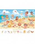 Puzzle Bluebird - Search and Find - The Beach, 100 piese (70351)