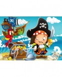 Puzzle Bluebird - The Treasure of the Pirate, 48 piese (70359)