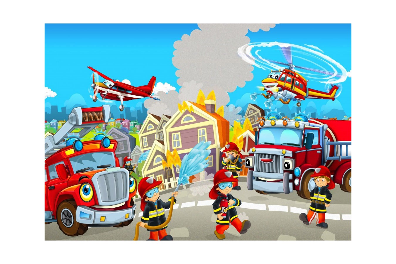 Puzzle Bluebird - Fire Rescue Team, 48 piese (70362)