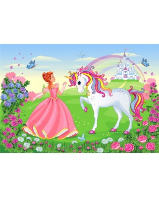 Puzzle Bluebird - The Princess and the Unicorn, 260 piese (70376)