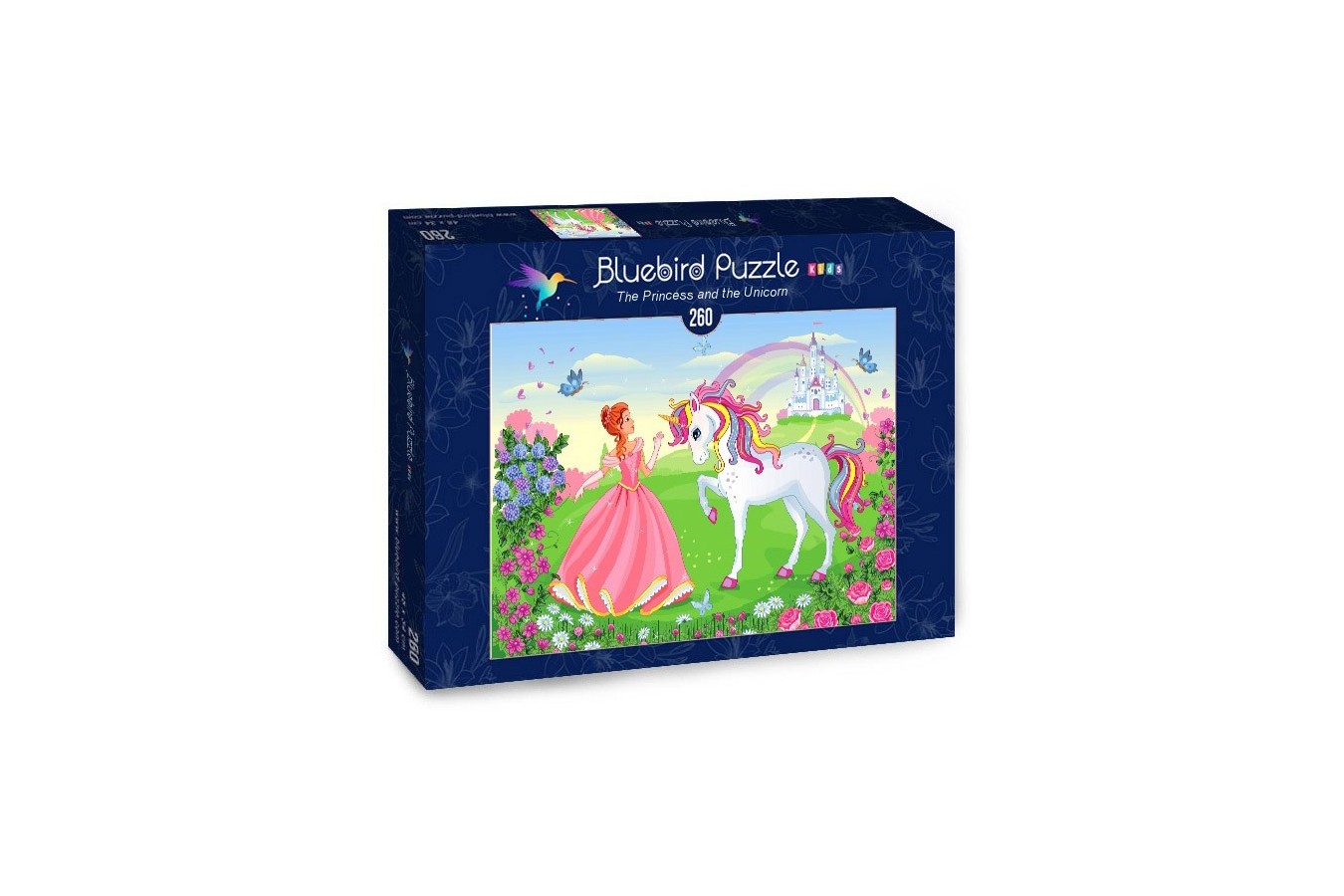 Puzzle Bluebird - The Princess and the Unicorn, 260 piese (70376)