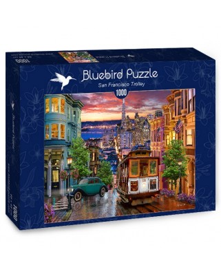 Puzzle Bluebird - San Francisco Trolley, 1.000 piese (70293)