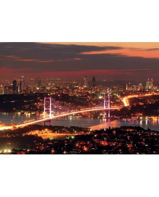Puzzle KS Games - Istanbul - Bosphorus Bridge at Night, 1000 piese (11288)