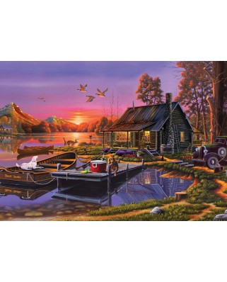 Puzzle KS Games - Lakeside Cottage, 2000 piese (22502)
