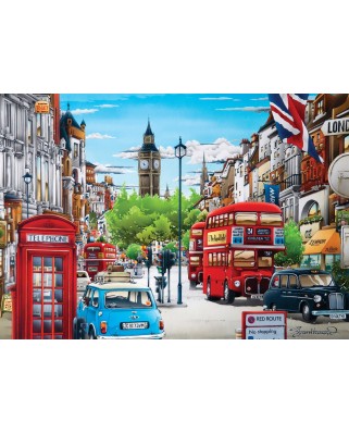 Puzzle KS Games - London in Red, 200 piese (24001)