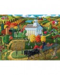 Puzzle SunsOut - A Country Church, 500 piese XXL (Sunsout-38761)