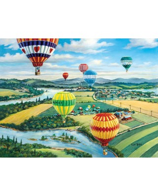 Puzzle SunsOut - Ballooner's Rally, 300 piese XXL (Sunsout-39374)