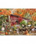 Puzzle SunsOut - Barnyard Chickens, 500 piese XXL (Sunsout-34871)