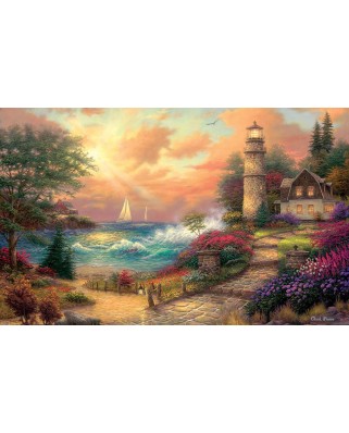 Puzzle SunsOut - Chuck Pinson: Seaside Dreams, 300 piese XXL (Sunsout-33759)