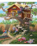 Puzzle SunsOut - Girl's Clubhouse, 300 piese XXL (Sunsout-38788)