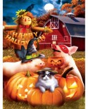 Puzzle SunsOut - Happy Halloween, 300 piese XXL (Sunsout-28810)