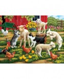 Puzzle SunsOut - Lambs on the Loose, 300 piese XXL (Sunsout-30439)
