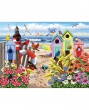 Puzzle SunsOut - Nancy Wernersbach: At Home by the Sea, 300 piese XXL (Sunsout-63077)