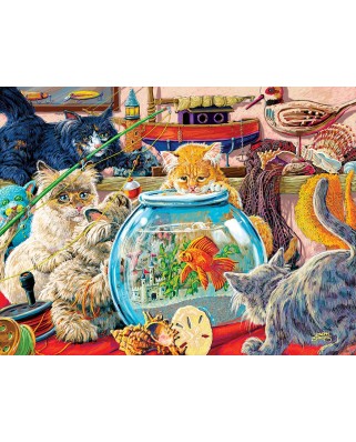 Puzzle SunsOut - Something's Fishy, 300 piese XXL (Sunsout-38929)