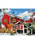Puzzle SunsOut - Spring Chickens, 500 piese XXL (Sunsout-34988)