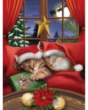 Puzzle SunsOut - To All a Merry Christmas, 500 piese XXL (Sunsout-28836)