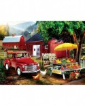 Puzzle SunsOut - Tom Wood: Country Produce, 300 piese XXL (Sunsout-28872)