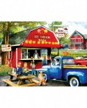 Puzzle SunsOut - Tom Wood: The Ice Cream Barn, 1000 piese (Sunsout-28858)